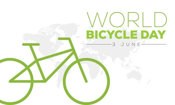 world bicycle day logo, world bicycle day 2023 theme, world bicycle day logo vector