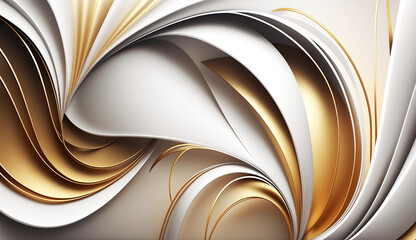 Abstract Yellow and gold