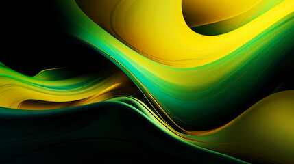 Abstract Green and yellow background