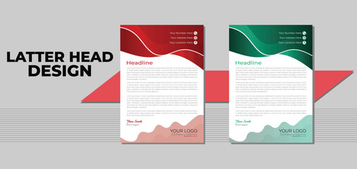 corporate and business latter head design