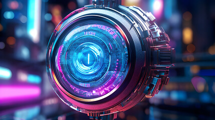 close up shot of a camera