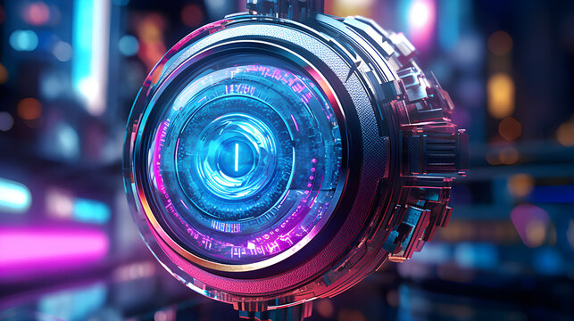 close up shot of a camera