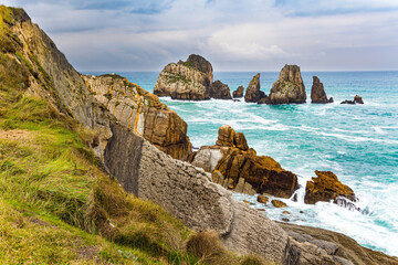 Rocky coastline of the Atlantic