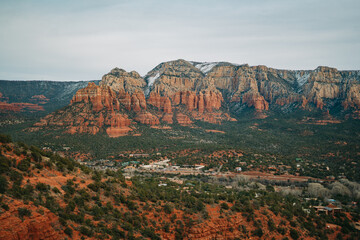 Naklejka premium View from Airport Mesa in Sedona, Arizona