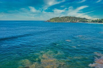 Obraz premium Blue water Beach