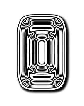 recommend clip art: Capital letter O  design Lines