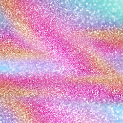 Fun rainbow glitter sparkle birthday mermaid unicorn pony background party sequin invite celebrate pattern - 604392998