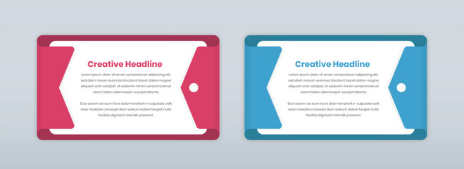 Minimalistic text presentation inside an abstract envelope shaped folder