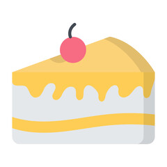 Cake Flat Icon