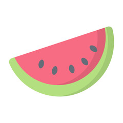 Watermelon Flat Icon