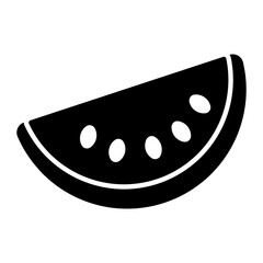Watermelon Glyph Icon