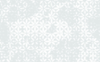 Abstract geometric seamless pattern with blots and an effect of attrition. Vector shabby geometric carpet in art deco style. Background for ceramic tile, wallpaper, linoleum, textile, rug, web page