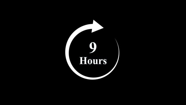 24 hours service symbol. Black Clock 24 hours icon isolated on black background. rs_1709