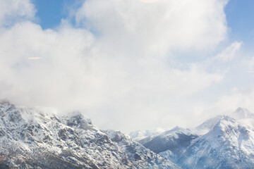 Obraz premium Panoramic view of the mountains