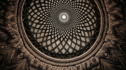 ceiling of a mosque
