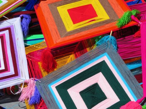 traditional mexican art - ojo de dios