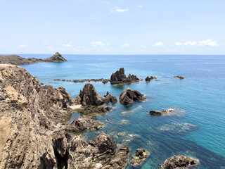 Fototapeta na wymiar Cabo de Gata - Arrecifes de Serina