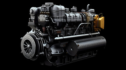 old motor engine