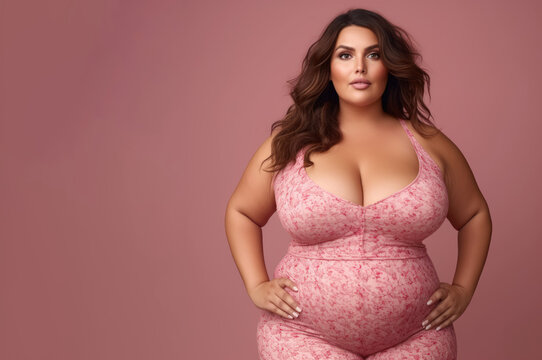 Beautiful obese BIPOC woman