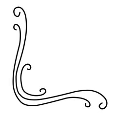 Hand Drawn Doodle Corner 