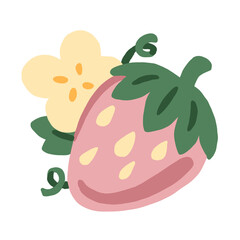 Pink strawberry