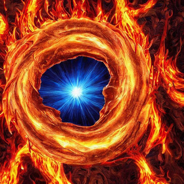 fire background by Generative AI