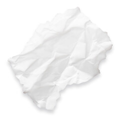 Country map of Lesotho as a crumpled paper cut-out isolated on transparent background