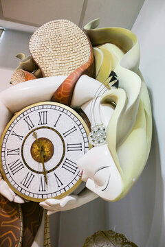 Pardoned ninots exhibited in The Hogueras Museum in Alicante