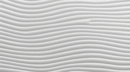 Obraz premium White Corduroy Fabric Texture Background - Textile Material - Generative AI