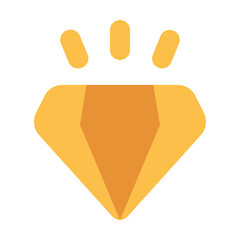 diamond Flat graphic design finance icon