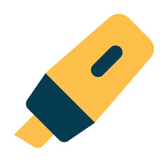 highlighter Flat graphic design finance icon