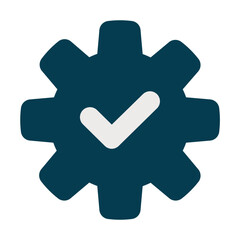 setting Flat graphic design finance icon