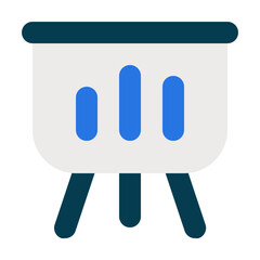 presentation Flat graphic design finance icon
