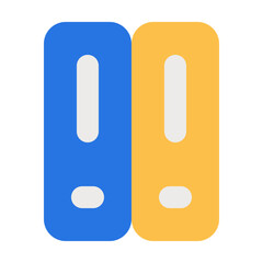 files Flat graphic design business icon