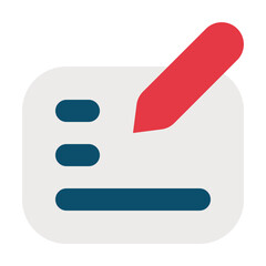 cheque Flat graphic design business icon