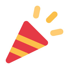 confetti Flat graphic design business icon