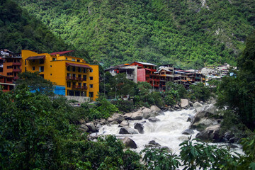 Aguas Calientes is a town in the Urubamba River Valley, in southeast Peru. It’s known for its thermal baths and as a gateway to the nearby Inca ruins of Machu Picchu.