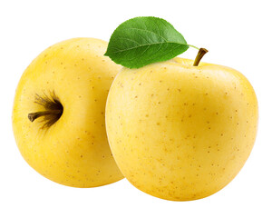 Apple isolated on white background, full depth of field
