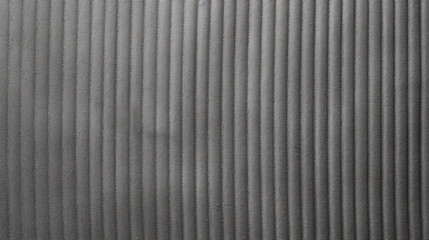 Obraz premium Gray (Grey) Corduroy Fabric Texture Background - Textile Material - Generative AI