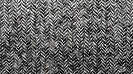 Fototapeta premium Gray (Grey) Tweed Fabric Texture Background - Textile Material - Generative AI