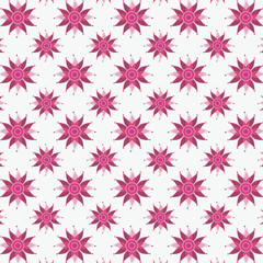 Floral seamless vector pattern with pearl white color background.