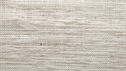 White Tweed Fabric Texture Background - Textile Material - Generative AI