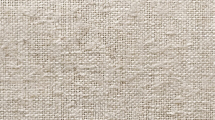 White Tweed Fabric Texture Background - Textile Material - Generative AI