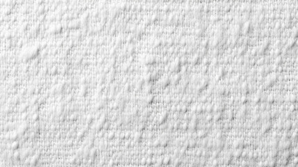 White Tweed Fabric Texture Background - Textile Material - Generative AI
