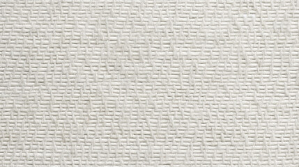 White Tweed Fabric Texture Background - Textile Material - Generative AI