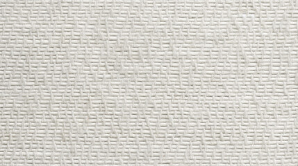 White Tweed Fabric Texture Background - Textile Material - Generative AI