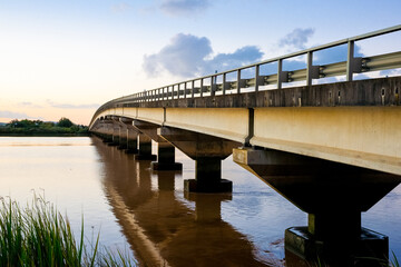 Bridge across river in Dargaville