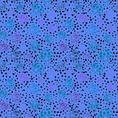 Summer cartoon seamless mushrooms pattern for wrapping paper and fabrics and linens and kids notebooks