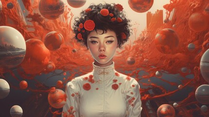 Future Metaverse Girl