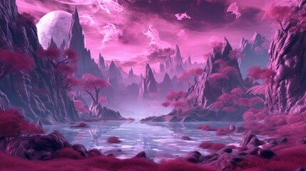 Metaverse Futuristic Landscapes - Generative AI